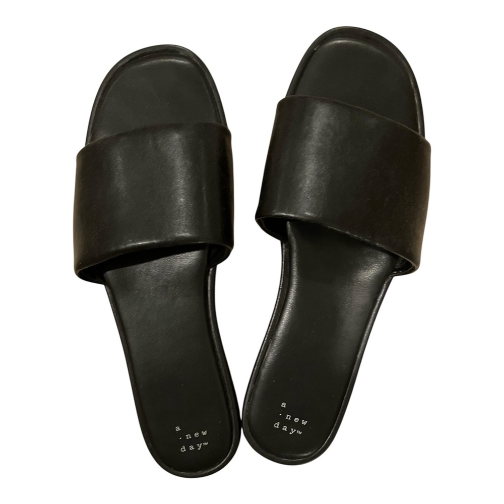 Black Slides - size 11
